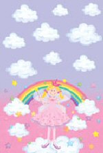 Rainbow Princess party tablecover