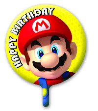 Super Mario hbd party balloon