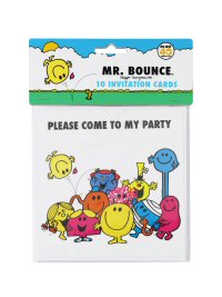 Mr Men Party Invitations with Envelopes