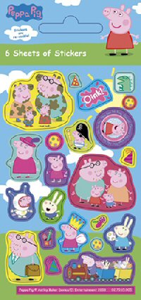 Peppa Pig Sticker Sheet Pack