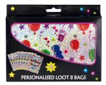 Personalised loot bags,