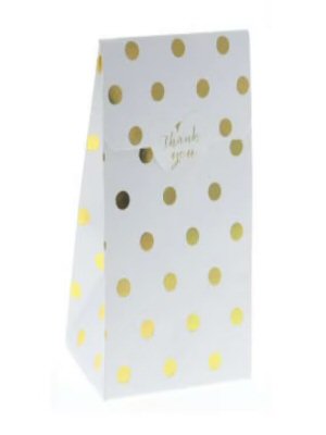 Gold Spotty Party Bags