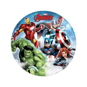 Avengers Multi Heroes Party Plates