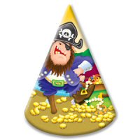 Pirates party hats