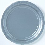 Silver Plain Colour Tableware