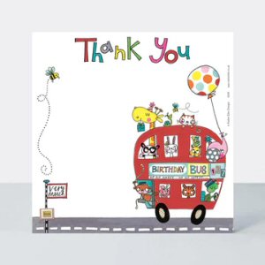 Animal Bus Thank you cards