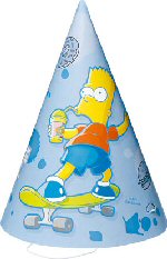 Simpsons party hats bbs