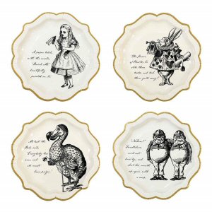 Truly Alice Paper Plates 4 styles