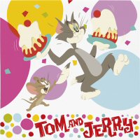 Tom & Jerry Cake Party napkins