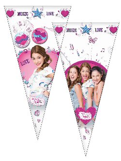 Violetta cone party bags