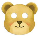 Teddy Bear Party masks