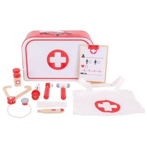 9-piece wooden toy Doctor’s Kit
