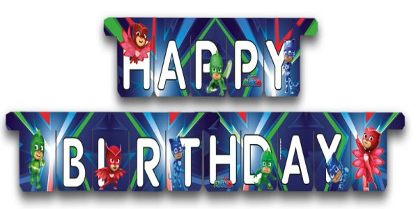 PJ Masks Party Banner