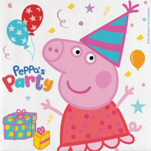 Peppa Pig Party Paper Napkins