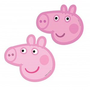 Peppa Pig Party Cardboard Face Masks