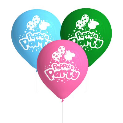 Peppa Pig Party Latex Balloons