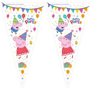 Peppa Pig Party Cellophane Cone Bags Bulk