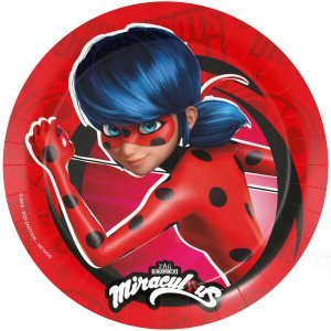 Miraculous Lady Bug Party 23cm Plates