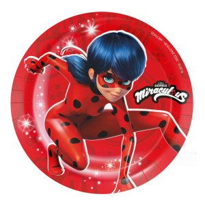 Miraculous Lady Bug Party 18cm Plates