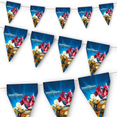 Transformers Party Flag Bunting