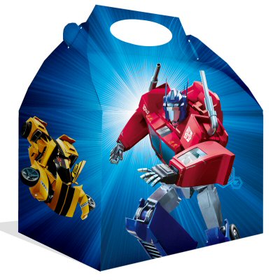 Transformers Party Cardboard Lunch Boxes