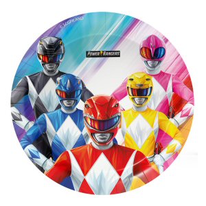 Power Rangers Party 18cm Paper Plates