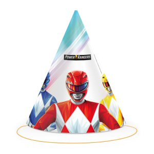 Power Rangers Party Cone Hats