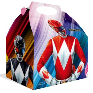 Power Rangers Party Cardboard Lunch Boxes