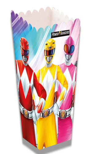 Power Rangers Party Popcorn Party Boxes