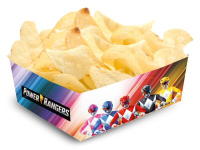 Power Rangers Party Cardboard Snack Trays