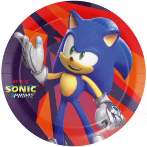 Sonic Prime Party 23cm Paper Plates