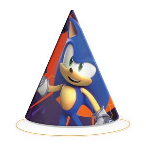 Sonic Prime Party Cone Hats