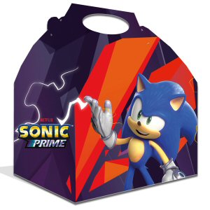 Sonic Prime Party Cardboard Lunch Boxes