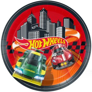 Hot Wheels Party 23cm Paper Plates