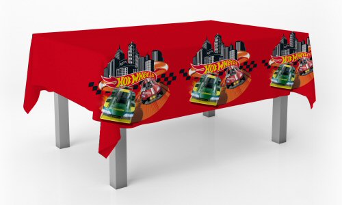 Hot Wheels Party Plastic Tablecover