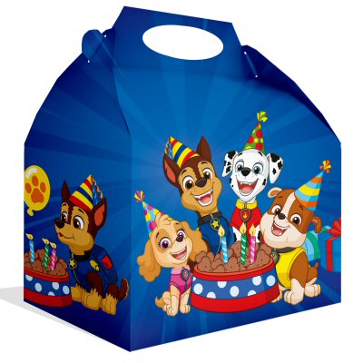 Paw Patrol Party Cardboard Lunch Boxes