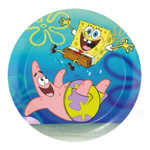 SpongeBob SquarePants Party 18cm Paper Plates