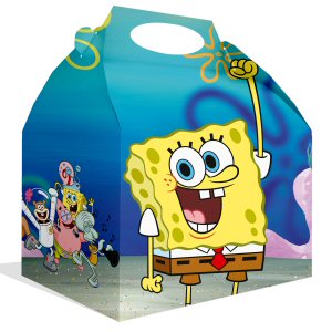 SpongeBob SquarePants Party Cardboard Lunch Boxes