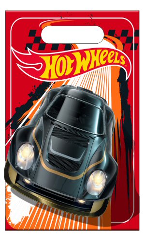 Hot Wheels Party Retangular Loot Bags with Handles