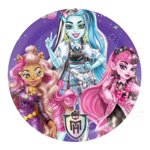 New Monster High Party Paper Plates