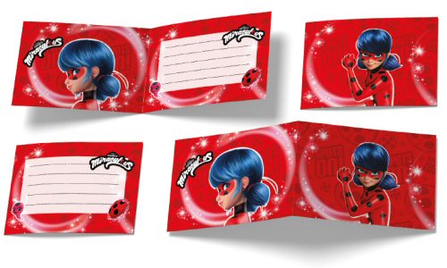 Miraculous Lady Bug Party Invitations