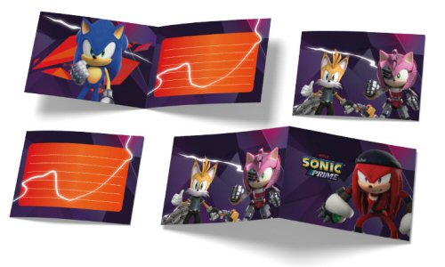 Sonic Prime Party Invitations