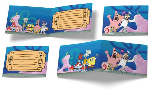 SpongeBob SquarePants Party Invitations