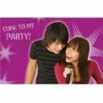 Camp rock party invitations