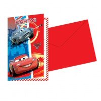 Cars 2 party invites
