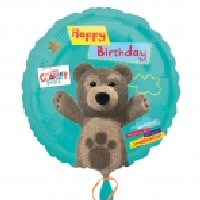 Little Charley Bear Foil Balloon HBD