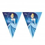 Cinderella Triangle Pennant Flag Banner 11 flags - 3m x 25cm