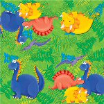 Dinosaur party napkins