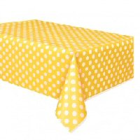Dotty Spotty party supplies tablecover