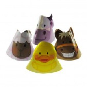 Farmyard party hats assorted